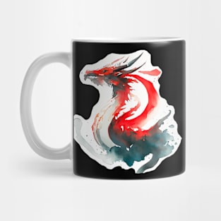 Watercolor Dragon Mug